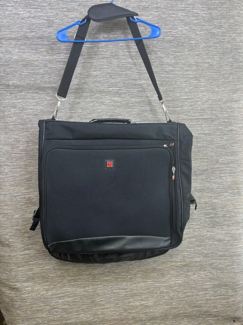 Black 40" Garment Bag Soft Case Adjustable Strap Men Travel Carry On Luggage